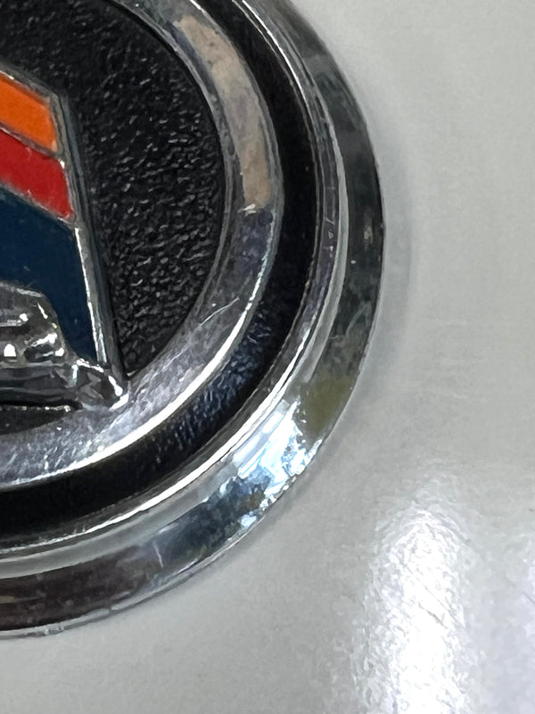 NOS Century Plastic Round Emblem - some blemishes - hard to find