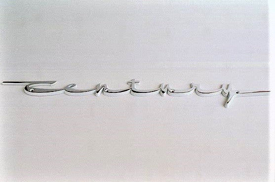 Century Chrome Nameplate