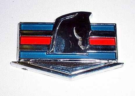 Century Small Chrome Plastic Emblem