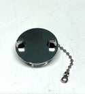 New 1-1/2” Chrome Zinc Gas / Fuel replacement CAP ONLY