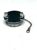 New 1-1/2” Chrome Zinc Gas / Fuel replacement CAP ONLY