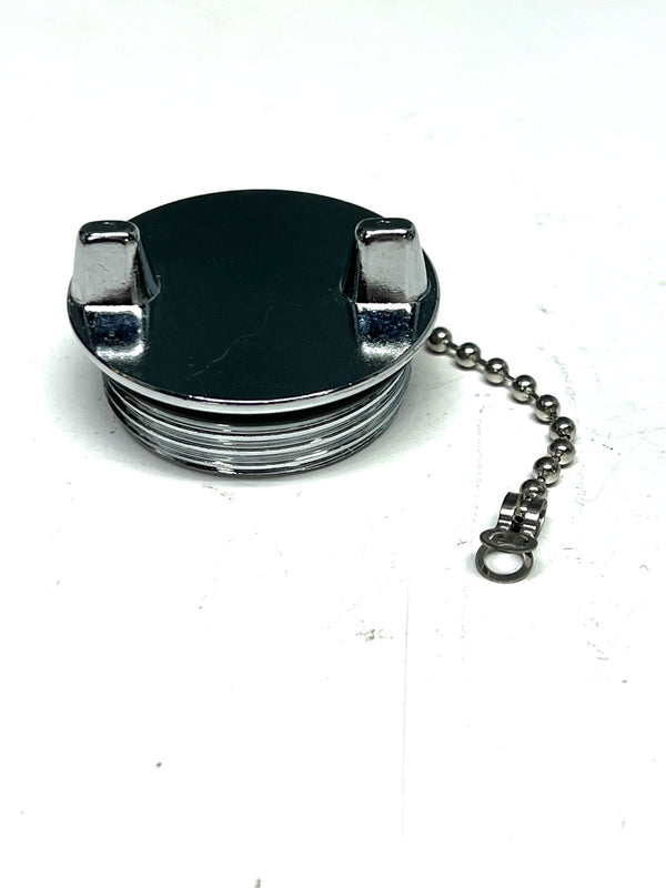 New 1-1/2” Chrome Zinc Gas / Fuel replacement CAP ONLY