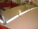 Windshield Bottom Molding - WHITE (per foot)